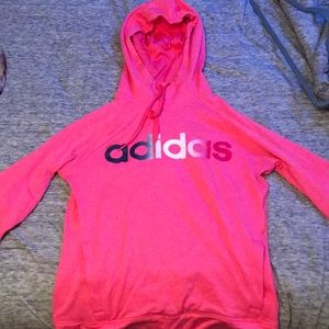Pink adidas hoodie